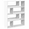 vidaXL Knjižna omara bela 100x33x125,5 cm inženirski les