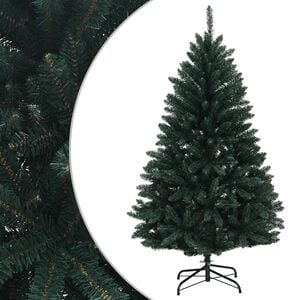 vidaXL Umetno Zložljivo Božično Drevo 180 cm PVC Temno zelena