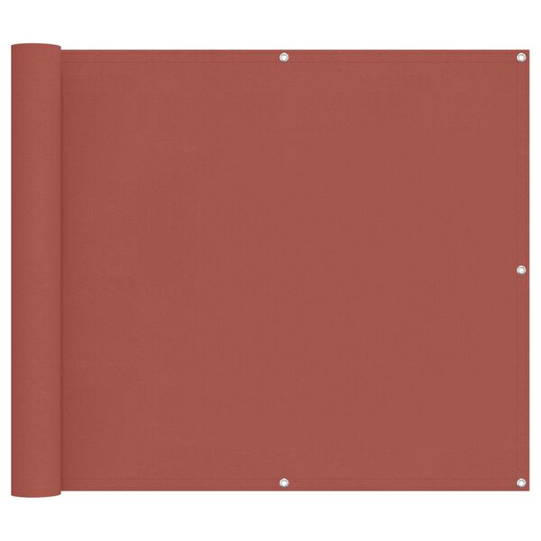 vidaXL Balconska mreža PU premazan oxford alu