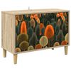 vidaXL TV omarica ZAANDAM 69 x 33 x 50 cm Sonoma Inženirski les