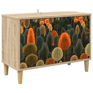 vidaXL TV omarica ZAANDAM 69 x 33 x 50 cm Sonoma Inženirski les