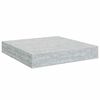 vidaXL Stenske police 4 kosi betonsko sive 23x23,5x3,8 cm MDF