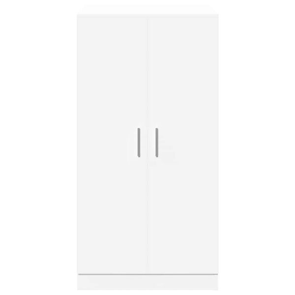 vidaXL Omarica za čevlje s 7 policami bela