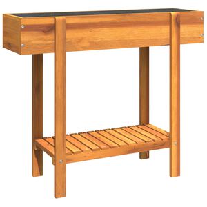 vidaXL Vrtna visoka greda 90x30x75 cm trden akacijev les
