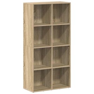 vidaXL Knjižna omara / komoda sonoma hrast 66x30x130 cm iverna plo&scaron;ča