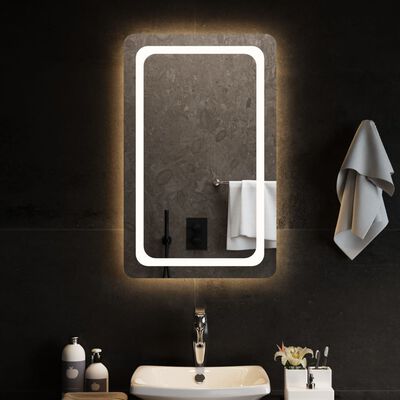 vidaXL LED kopalniško ogledalo 50x80 cm