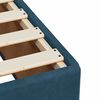 vidaXL Box spring postelja z vzmetnico modra 80x200 cm žamet