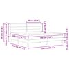 vidaXL Posteljni okvir z vzmetnico Temno siva 180 x 200 cm blago