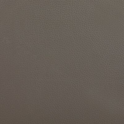 vidaXL Posteljni okvir sivo in belo umetno usnje 180x200 cm
