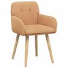 vidaXL Jedilni stoli 2 pcs Boucl&eacute; Bež 59 x 57 x 85 cm