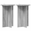 vidaXL Stojalo za rastline 2 pcs Siva Sonoma &Oslash;40 x 60 cm