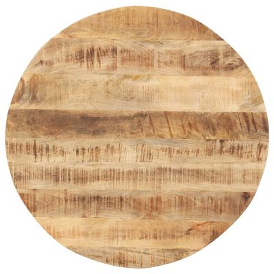 vidaXL Mizna plošča iz trdnega mangovega lesa okrogla 15-16 mm 50 cm