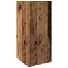vidaXL Stranske mize s polico 2 kosa Old Wood 25,5x27x60 cm