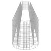 vidaXL Visoka greda gabion pocinkano železo 540x50x50 cm