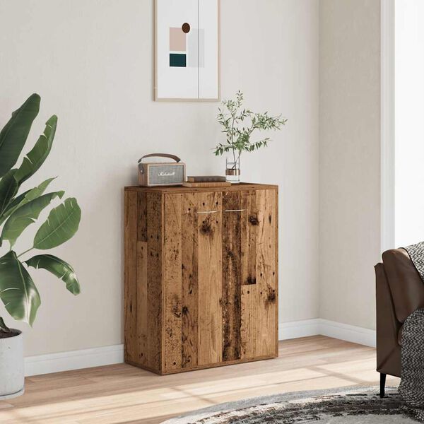 vidaXL Komoda starinski les 60x30x75 cm inženirski les