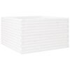 vidaXL Vrtno cvetlično korito belo 80x80x46 cm trdna borovina