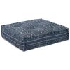 vidaXL Modularni kavč 2 pcs Indigo tisk 140 x 70 x 36 cm blago