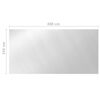 vidaXL Pokrivalo za bazen srebrno 488x244 cm PE