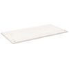vidaXL Mizna plo&scaron;ča bela 100x60x2,5 cm trdna borovina