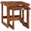 vidaXL Gnezditvene mize 2 pcs 46 x 46 x 45 cm Trdna obnovljena les
