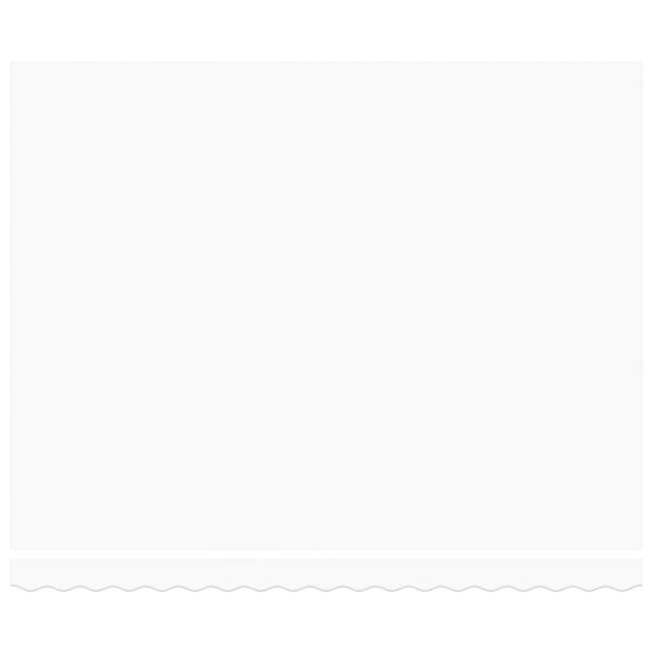 vidaXL Retraktilna tenda Bela 400 &times; 300 cm blago