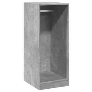 vidaXL Garderobna omara betonsko siva 48x41x102 cm inženirski les