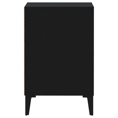 vidaXL TV omarica črna 100x35x55 cm inženirski les