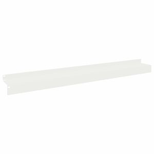 vidaXL Robovi trave 10 kos 100 x 10 x 8 cm Jeklo Bela