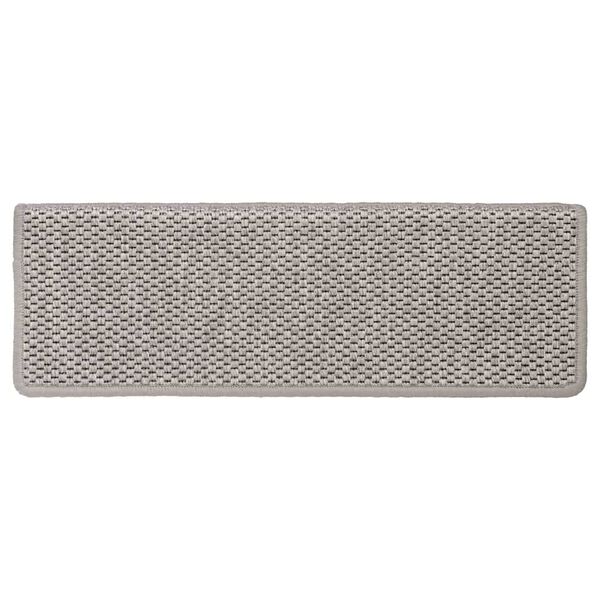 vidaXL Samolepilne preproge za stopnice sisal 15 kosov 65x21x4 cm
