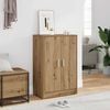 vidaXL Omarica za čevlje artisan hrast 60x35x92 cm inženirski les