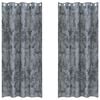 vidaXL Velvete zavese 2 kos Srebrno siva 225 x 140 cm Žamet