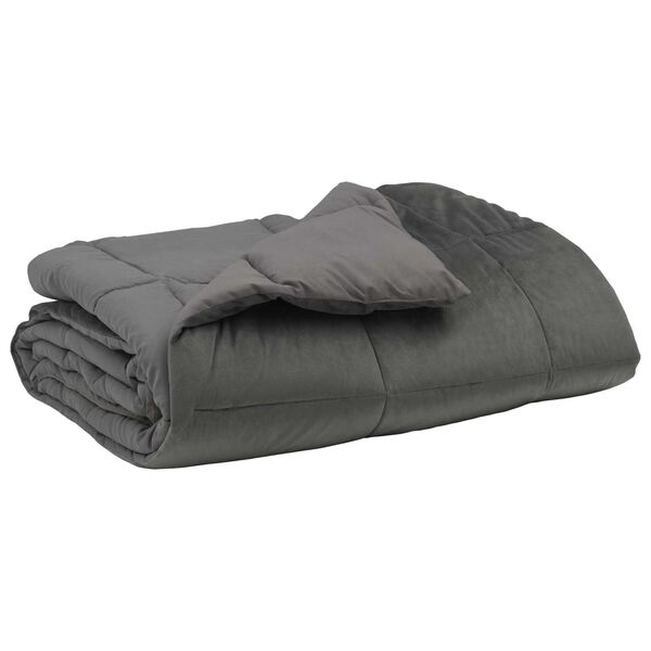 vidaXL Polna celoletna prevleka Svetlo siva 220 x 260 cm Mikrovlakna