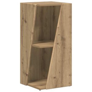 vidaXL Stranski polic 33 x 32 x 70,5 cm Inženirski les Umetni hrast
