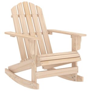 vidaXL Vrtni gugalni stol Adirondack trden les jelke