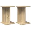 vidaXL Stojalo za rastline 2 kos Sonoma hrast 25 x 25,5 x 40,5 cm