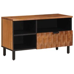 vidaXL TV omarica Acacia rjav fini&scaron; 80 x 33 x 46 cm Masiven les manga