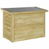 vidaXL Shranjevalna &scaron;katla Impregnirana borovina 80 x 44,5 x 57,5 cm