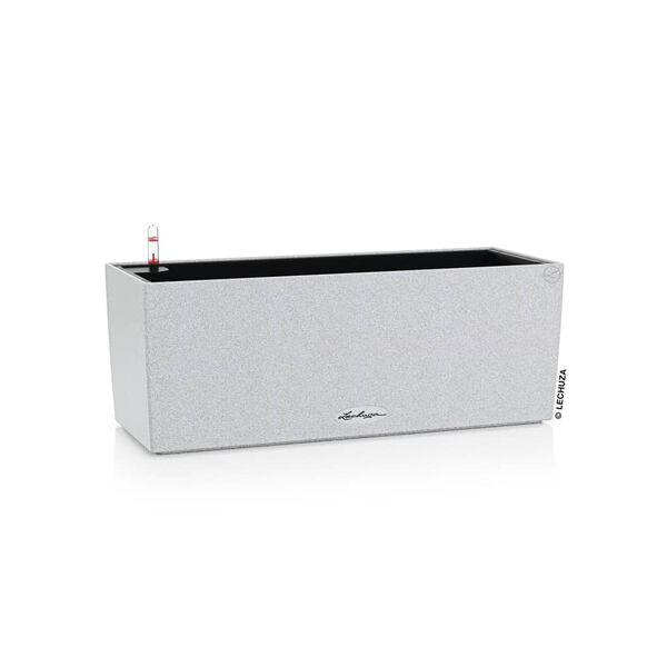 LECHUZA Cvetlično korito BALCONERA Stone 50 ALL-IN-ONE kremenčevo belo