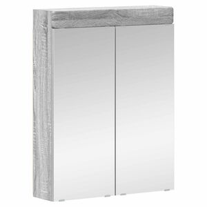 vidaXL Kopalni&scaron;ka ogledalna omara TULUM Siva Sonoma 60 x 16,5 x 78 cm