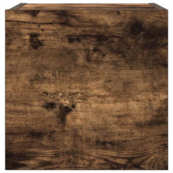 vidaXL Stenska TV omarica 4 kosi dimljeni hrast 30,5x30x30 cm