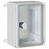 vidaXL Nadzorna omara Siva 25 x 13 x 24 cm ABS plastika