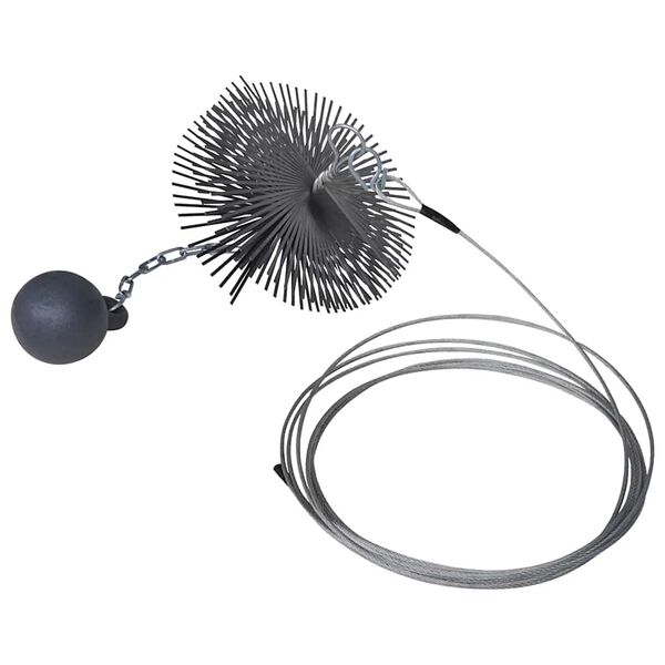 Okrogla Krtača za Či&scaron;čenje Dimnika Diameter 20 cm