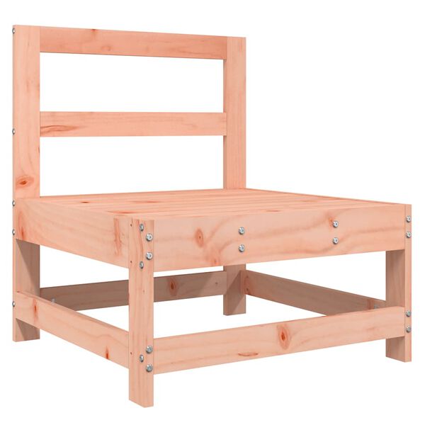 vidaXL Sredinski kavč z blazinami trden les douglas