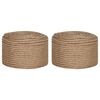 vidaXL Vrv iz jute 2 kos 2 mm 100 m Naravna 100% Tossa jute