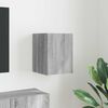 vidaXL TV stenska omara Siva Sonoma 30 x 31 x 40 cm Konstruiran les