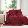 vidaXL Obloge 24 pcs Bordeaux rdeča 240 x 220 cm Flis