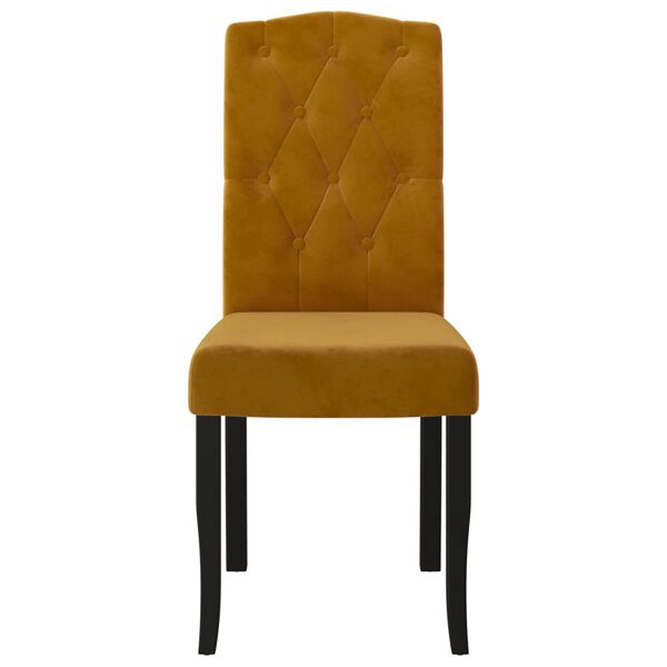 vidaXL jedilni stoli 6 kosov rjav žamet