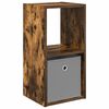 vidaXL Nočna omarica Dimljeni oreh 30,5 x 27 x 59,5 cm Inženirski les