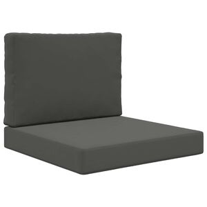 vidaXL Zunanja blazina za kavč Poliester Antracit 60 x 60 cm