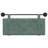 vidaXL Visoki naslon za glavo Morsko zelena 110 x 55 x 5 cm Žamet